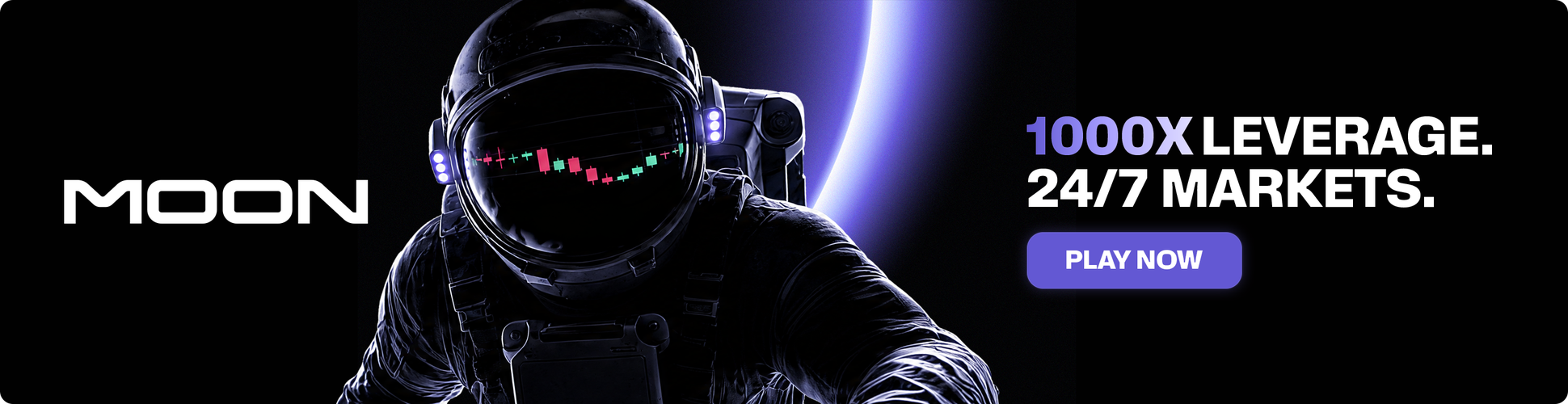 Moon.com — 1000x leverage, 24/7 markets. Play now with code PAISA